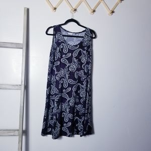 KIM ROGERS FLOWY TANK DRESS SIZE PL